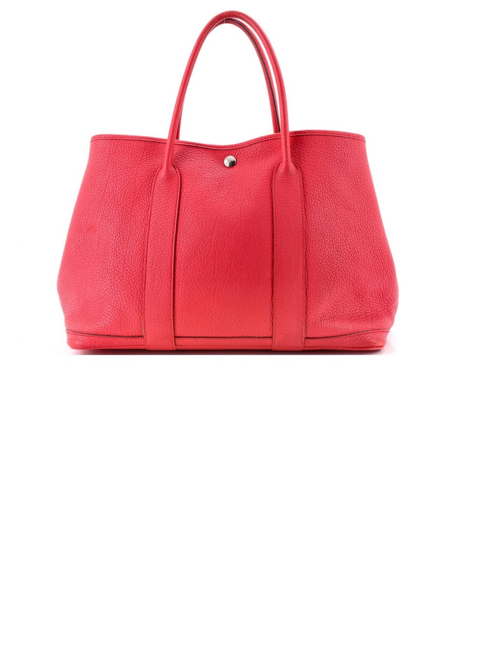 Garden Party size 36 tote Red Leather Tote Handbag